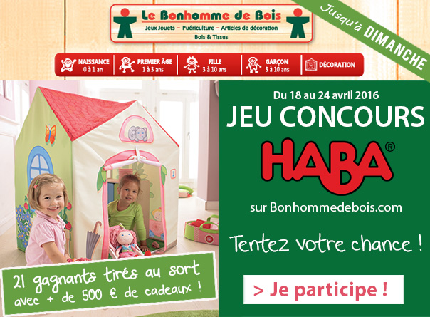 Jeu Concours Haba