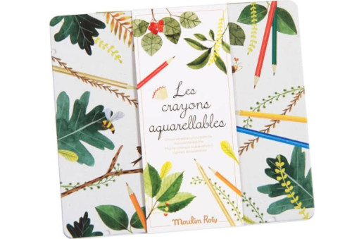 boite de crayon aquarellables moulin roty