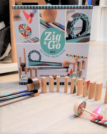 Construction de parcours Zig & Go 28 pièces Djeco