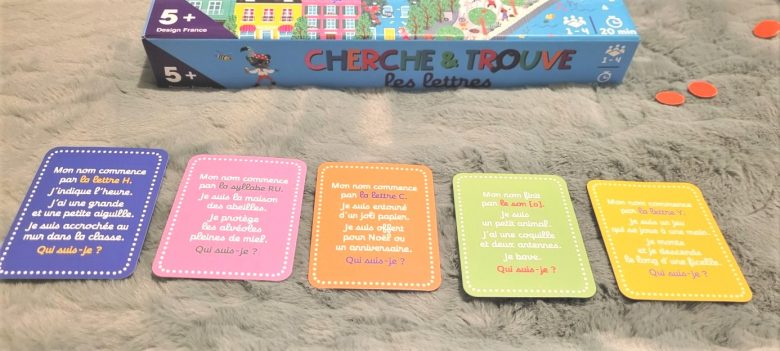Jeu Cherche et Trouve Les lettres de Janod