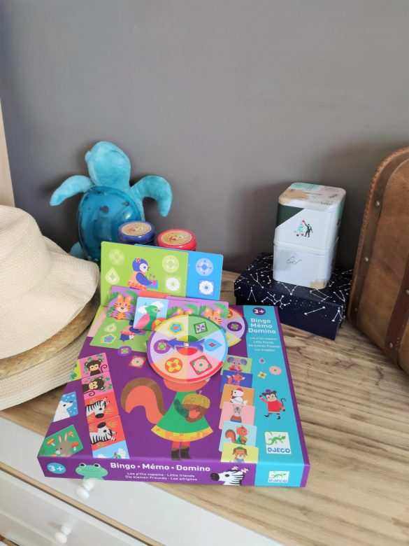coffret de jeux bingo memo domino de Djeco
