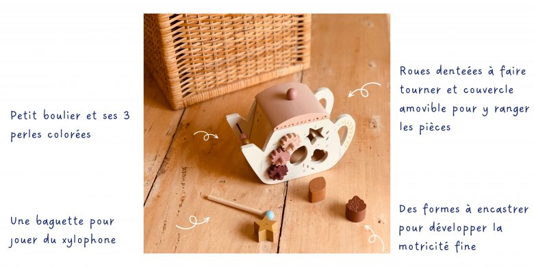 theière d'activités après la pluie moulin roty