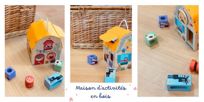 jouet d'activités en bois lilliputiens