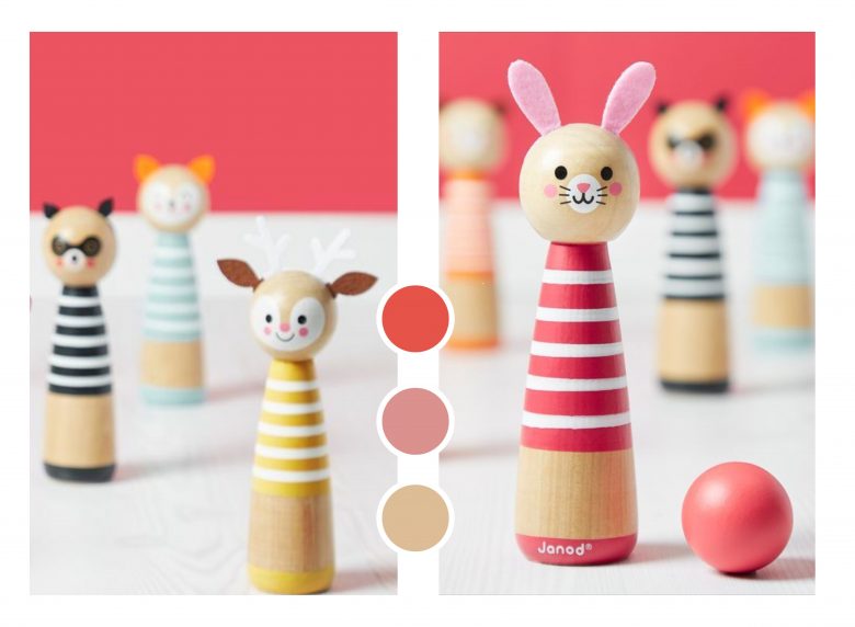 jeu de quilles en bois janod