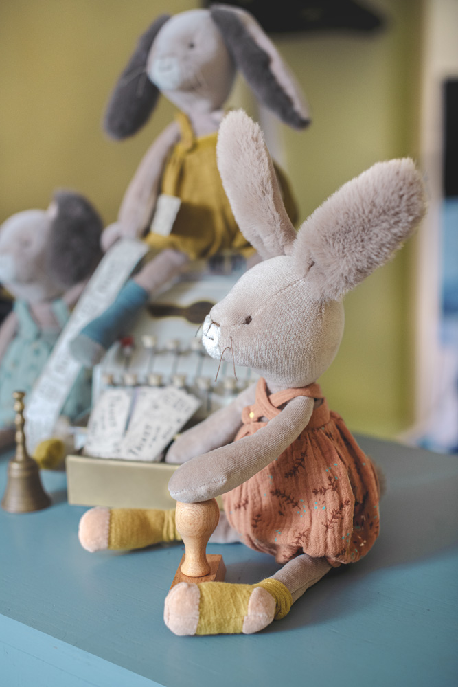 Peluche lapin Moulin Roty