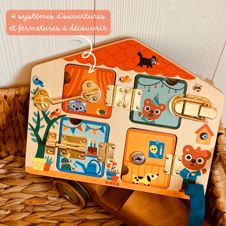 jeu montessori en bois Djeco