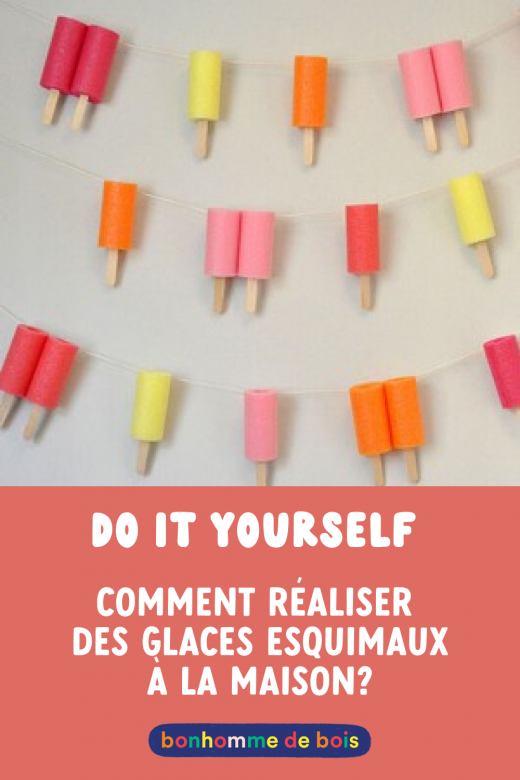 DIY facile pour réaliser des glaces en mousse