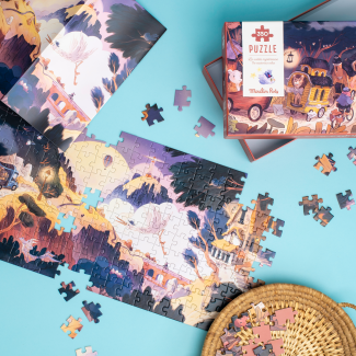 Puzzle La vallée mystérieuse 350 pièces La Bande à Jojo