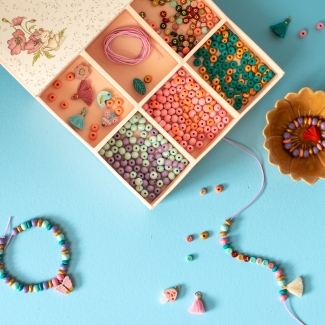 Coffret perles en bois Les Rosalies