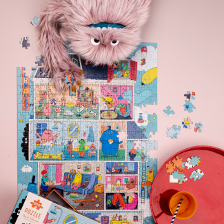 Puzzle Chez les Schmouks 500 pièces