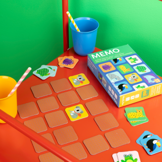 Jeu de société Mémo des animaux Les Toupitis