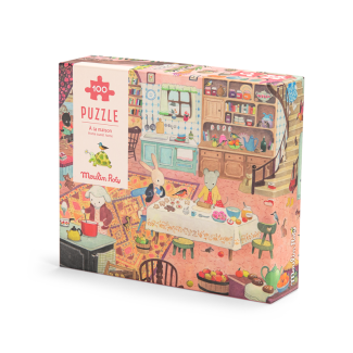 Puzzle d'observation A la maison 100 pcs La Grande Famille