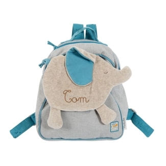 Sac à dos personnalisé Bergamote l'éléphant Sous mon baobab