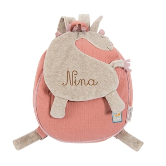 Sac à dos personnalisé Girafe Sous mon baobab