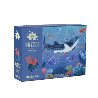 Puzzle phosphorescent Sous la mer 24 pcs Les aventures de Paulie