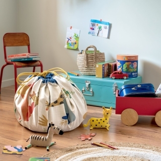 Tapis de jeu & sac de rangement Les Toupitis