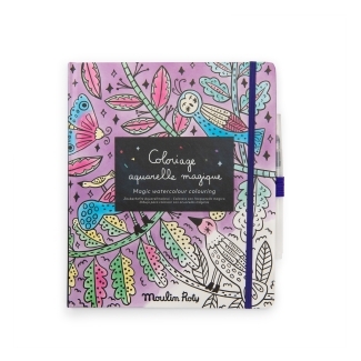 Cahier coloriage aquarelle magique Les comètes filantes