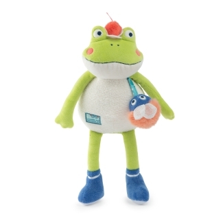Peluche musicale grenouille Régina La mare aux grenouilles