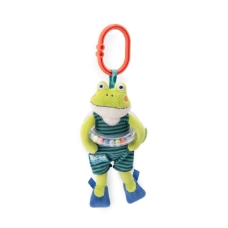 Peluche d'activités petite grenouille La mare aux grenouilles