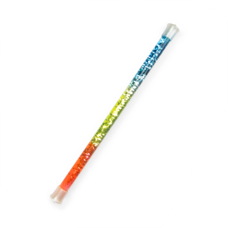 Baguette à paillettes rouge et bleue Les petites merveilles