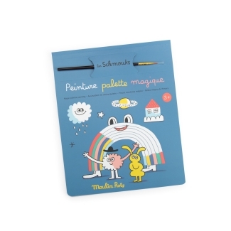 Peinture palette magique Les Schmouks