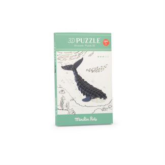 Puzzle 3D Baleine Tout autour du monde