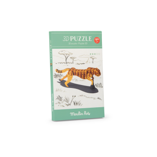 Puzzle 3D Guépard Tout autour du monde