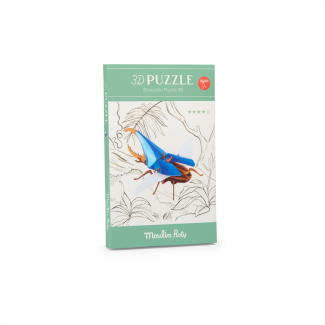 Puzzle 3D Scarabée Hercule Tout autour du monde
