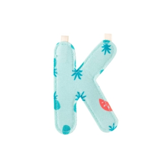 Lettre K en tissu