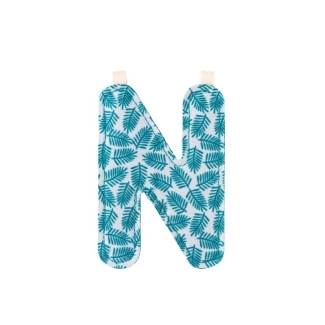 Lettre N en tissu
