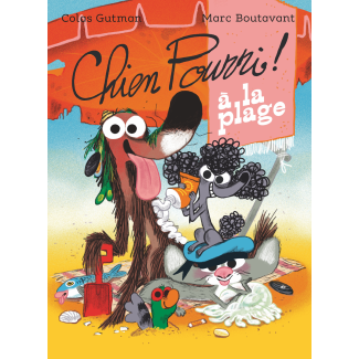 Livre Chien pourri à la plage