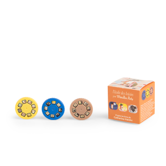 Boite de 3 disques pour lampe Billy Ecole des loisirs