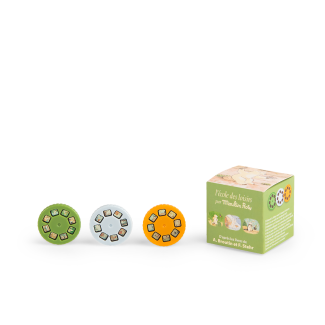 Boite de 3 disques pour lampe Calinours Ecole des loisirs
