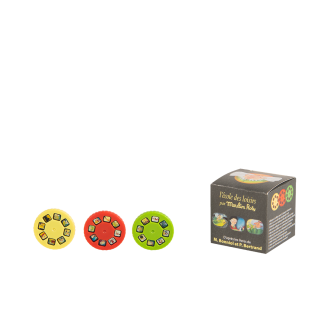 Boite de 3 disques pour lampe Cornebidouille Ecole des loisirs