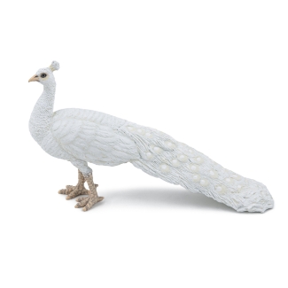 Figurine Paon blanc