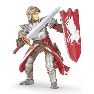 Figurine chevalier griffon