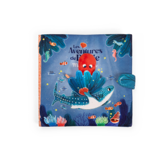 Grand livre tissu d'activités Les aventures de Paulie
