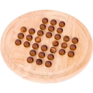 Jeu de Solitaire en bois