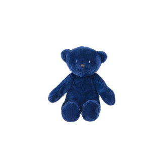 Peluche Ours bleu marine - 30 cm Les p'tits doudous de l'hôpital