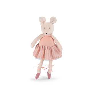 Peluche souris rose La petite école de danse