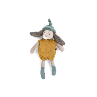 Petite peluche Lapin ocre Trois Petits Lapins
