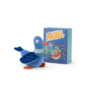 Petite peluche hochet pigeon Michel Puce & Pilou