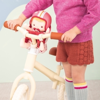 Siège vélo et poupée Léna