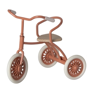 Tricycle corail et son garage miniature
