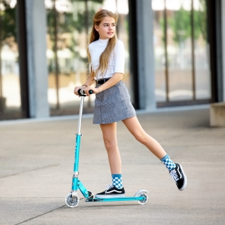 Trottinette Bleue LED