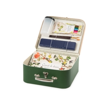 Valise L'aquarelliste Le jardin du Moulin