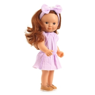 Vètement pour poupée - Robe violette