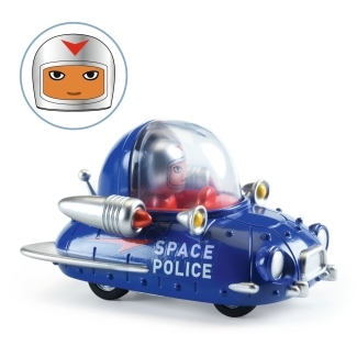 Voiture Crazy motors space police