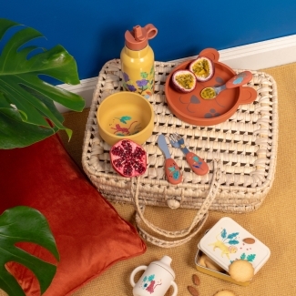 Set vaisselle silicone La forêt Mawa