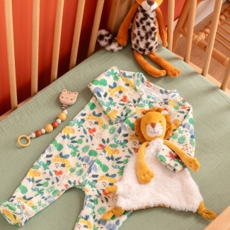 Doudou lion Mamba La forêt Mawa